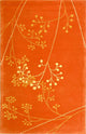 Safavieh Soho SOH305D 6' Round Rust Rug