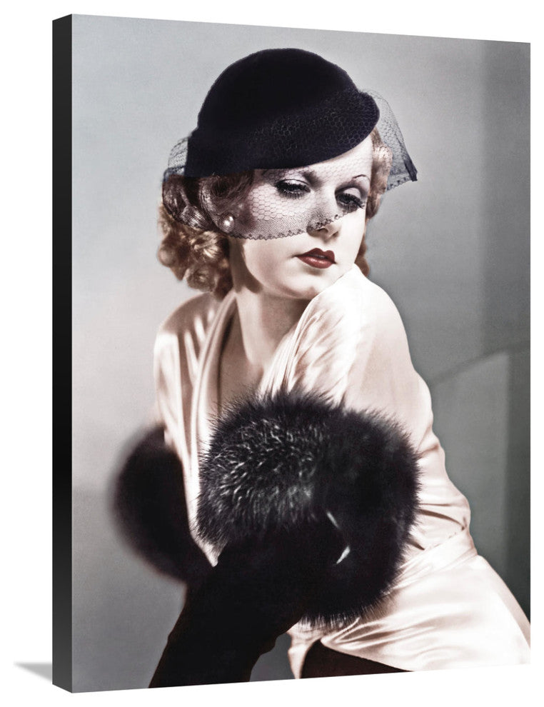"Jean Harlow" Stretched Canvas Giclee by Hollywood Photo Archive, 22x30"