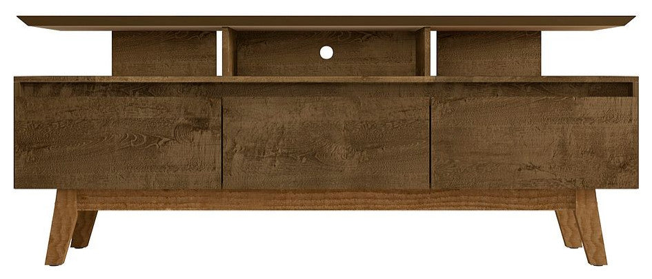 Yonkers 70.86 TV Stand in Rustic Brown