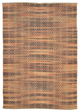 Zola Parquet Area Rug, Red, 8' x 10', Geometric