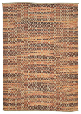 Zola Parquet Area Rug, Red, 8' x 10', Geometric