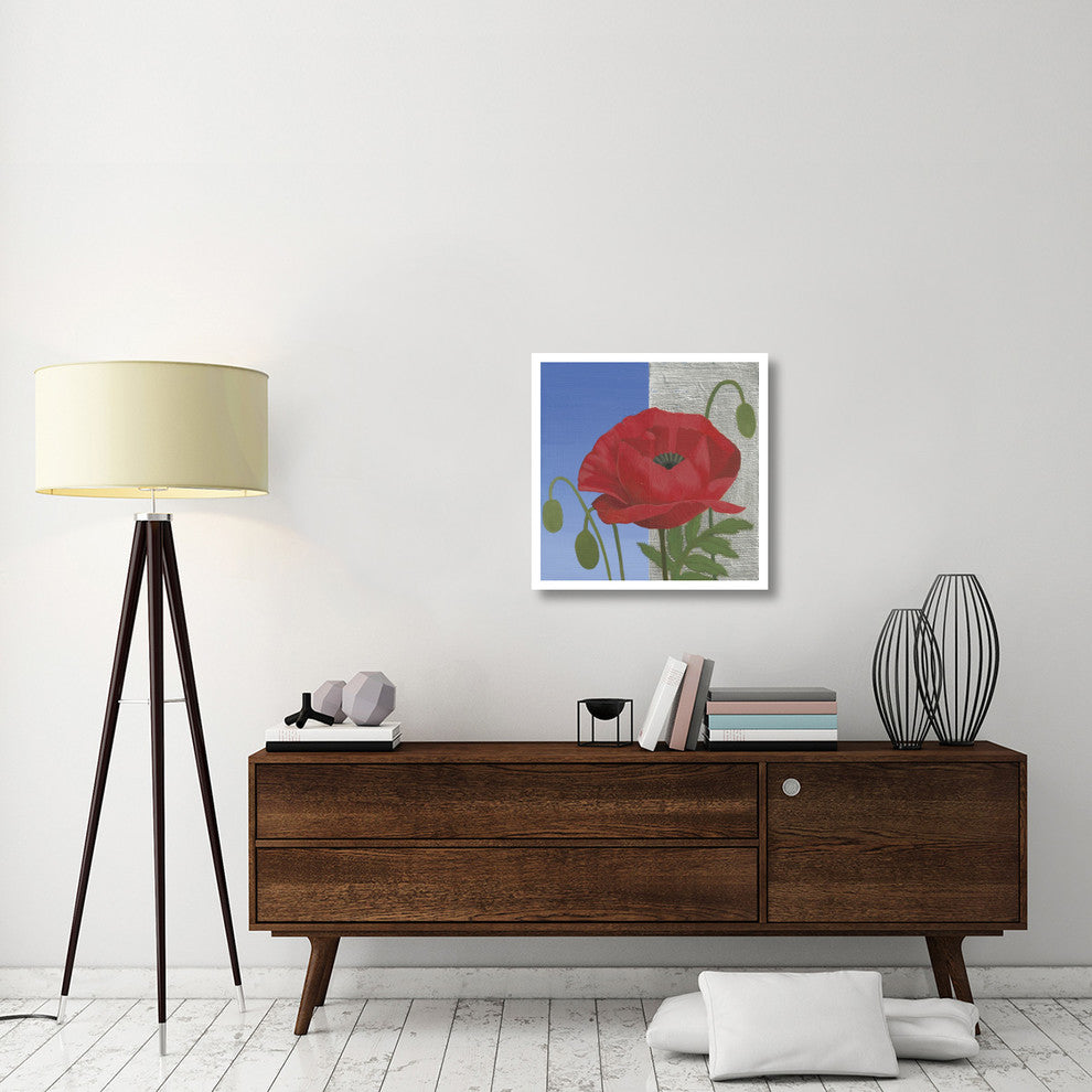 "Poppy" Digital Paper Print by Kathrine Lovell, 26"x26"