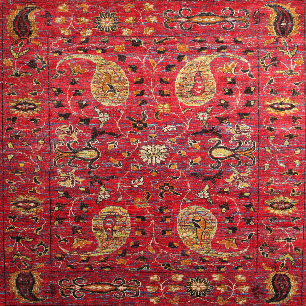 Ahgly Company Indoor Square Traditional Area Rugs, 7' Square