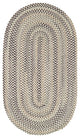Capel Sherwood Forest Smoke 0980_300 Braided Rugs - 4' X 6' Oval