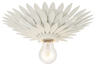 Crystorama Lighting Group 500 Broche 11"W Semi-Flush Ceiling - Matte White