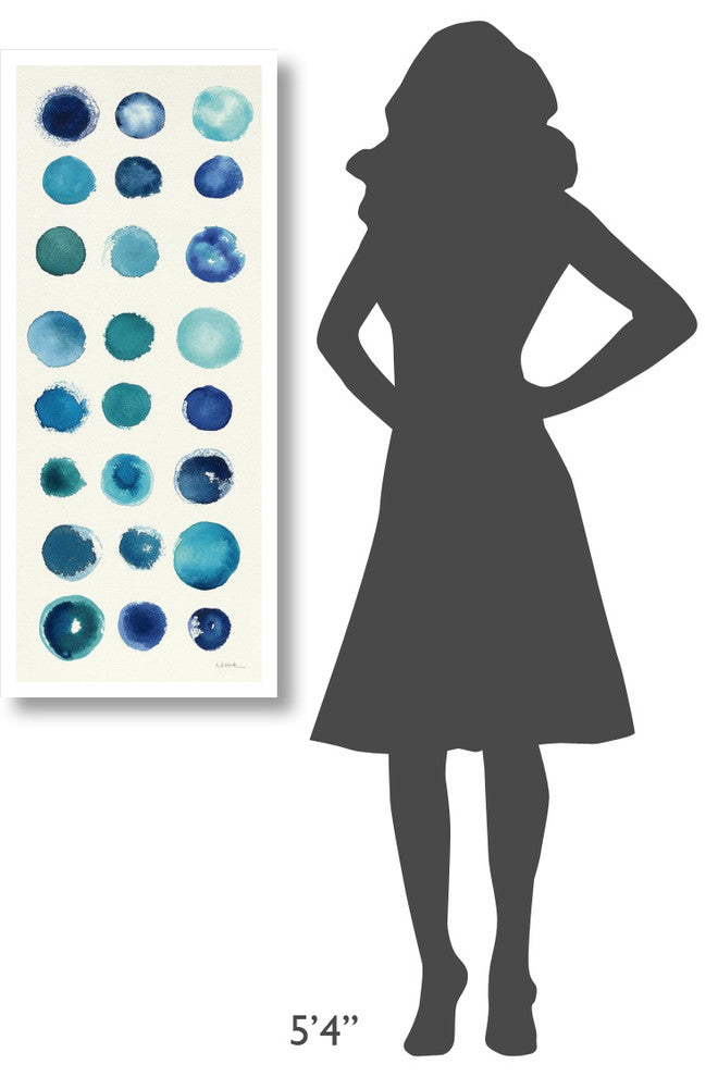 "Spot of Rain III" Digital Paper Print by Shirley Novak, 18"x42"