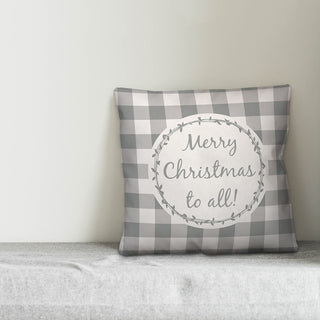 Merry Christmas To All 18"x18" Throw Pillow