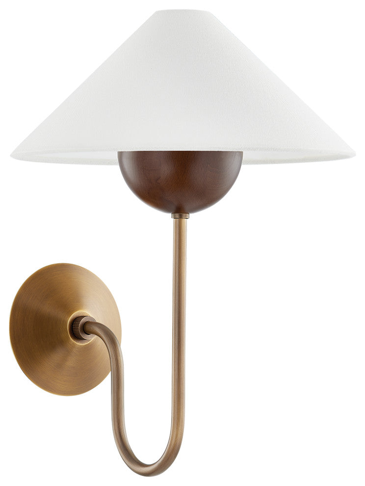 Troy Lighting Evan Wall Sconce Patina Brass