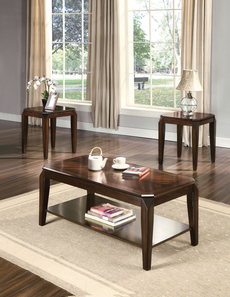 Acme Furniture Coffee/End Table Set, 3Pc Pk 80655