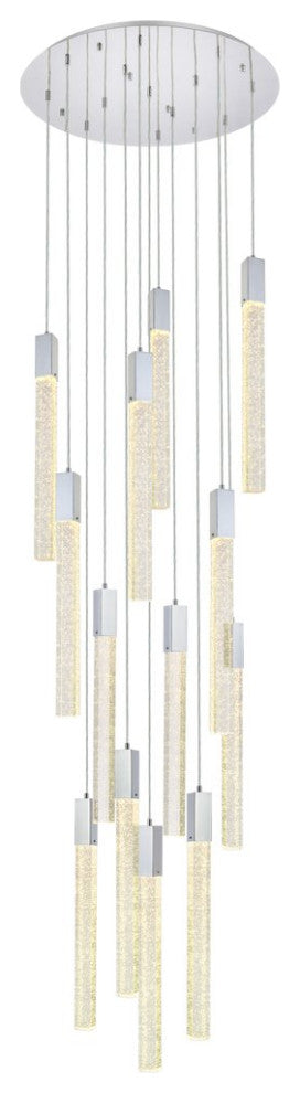 Wade 13-Light Pendant, Chrome