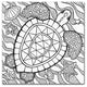 Hello Angel ''Turtle Beach'' Canvas Art, 35x35