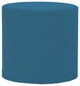 No Tip Cylinder Ottoman with Cover, Seascape Turquoise