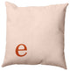 26"x26" Modern Monogram Decorative Throw Pillow, Sienna