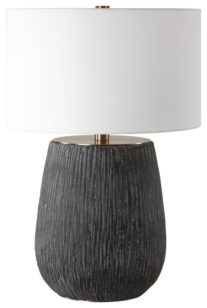 Uttermost Americana Aged Black Table Lamp