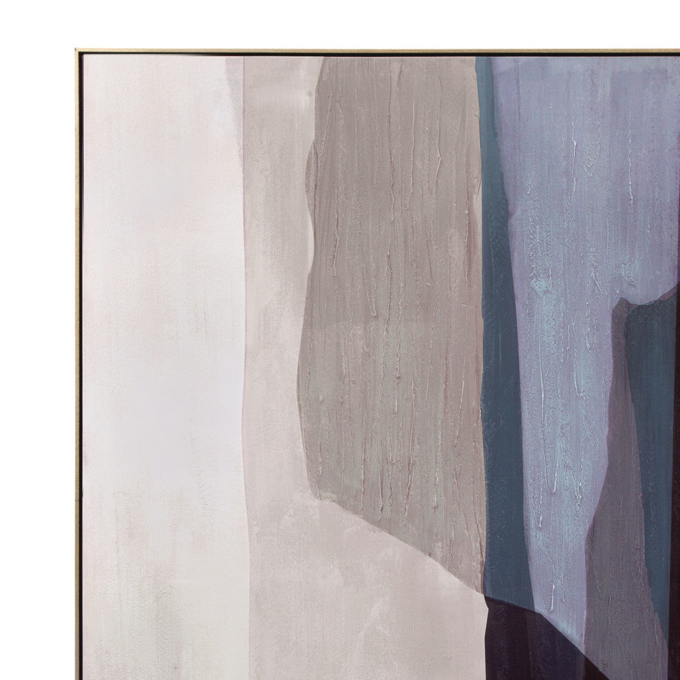 Salone Framed Canvas - Gold Frame