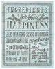 "Ingredients for Life II Blue" Digital Paper Print by Mary Urban, 22"x26"
