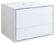 Fresca Catania 36" Gloss White Wall Hung Cabinet With Integrated Sink