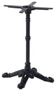 4-Prong Cast Iron Outdoor French Bistro Table Base - Black