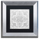Hello Angel ''Christmas Angels'' Art, Silver Frame, Black Mat, 11x11
