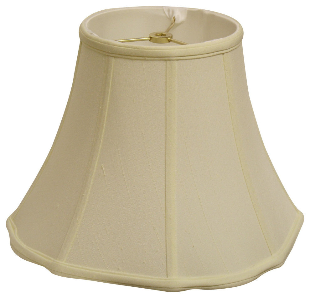 16" Ivory Octagon Monay Shantung Lampshade