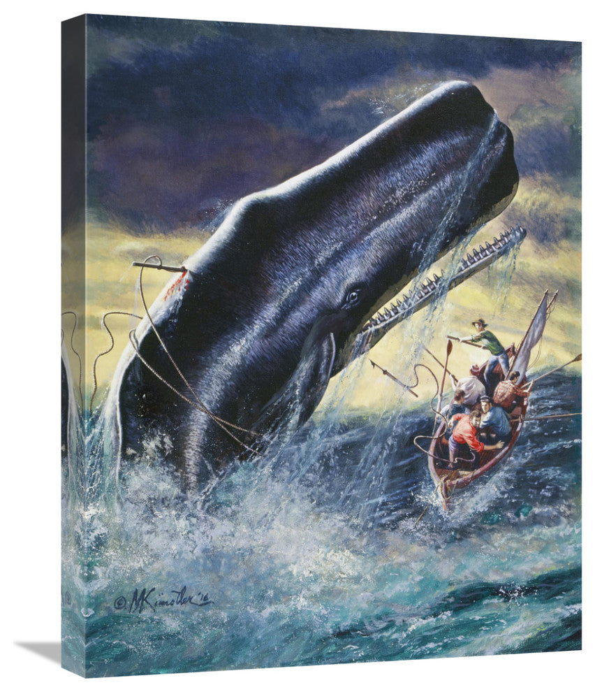 "Out of the Sea" Stretched Canvas Giclee by Mort Kunstler, 20"x24"