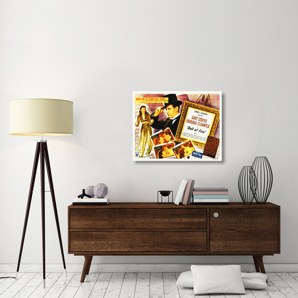 "Ball of Fire" Stretched Canvas Giclee by Hollywood Photo Archive, 36x28"