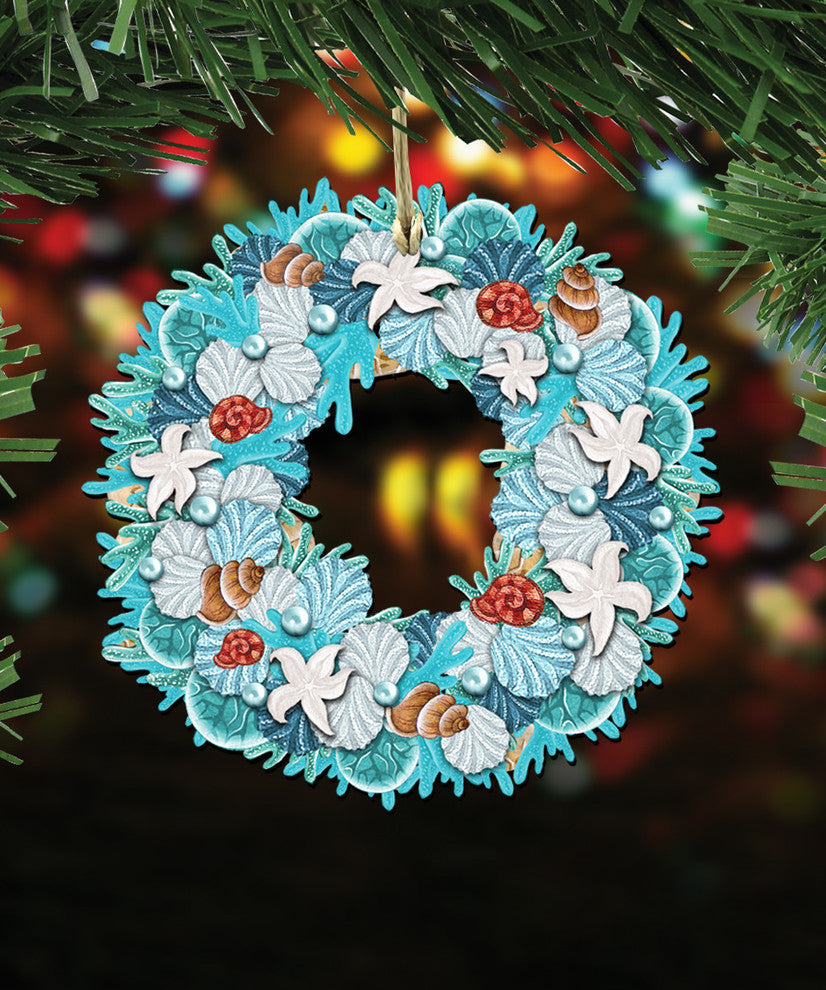 Coastal Wreath Ornament
