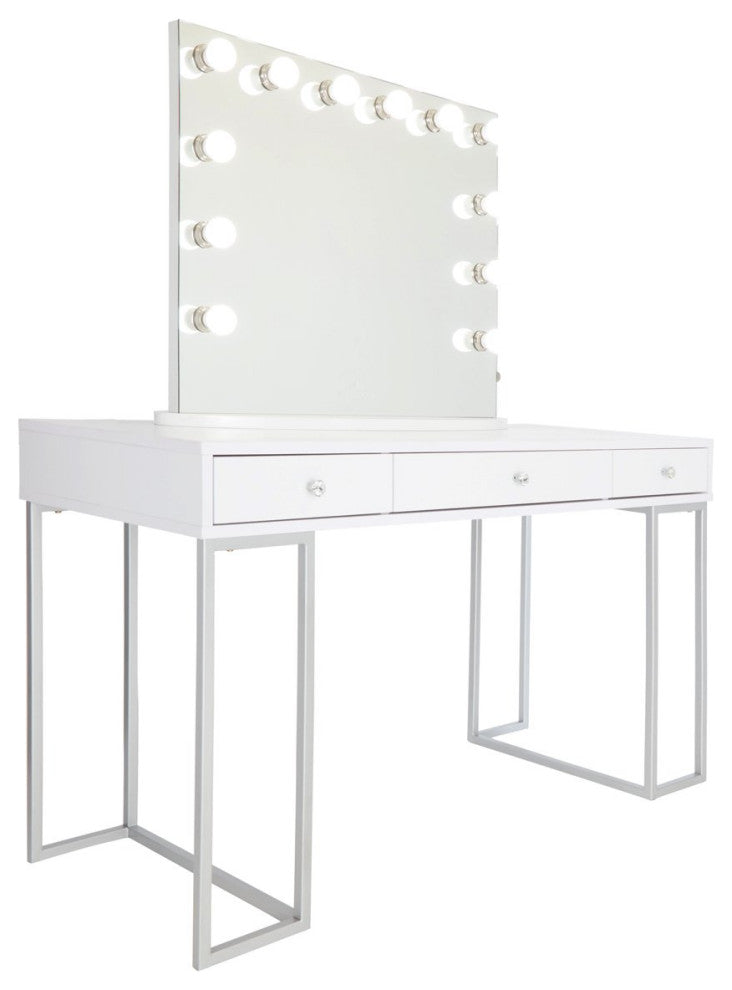 Celeste Vanity Table, White