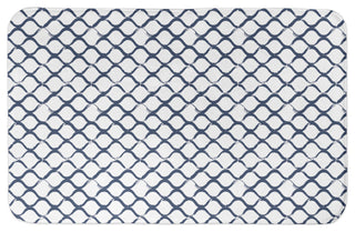 Fishnet Navy 21x34 Bath Mat