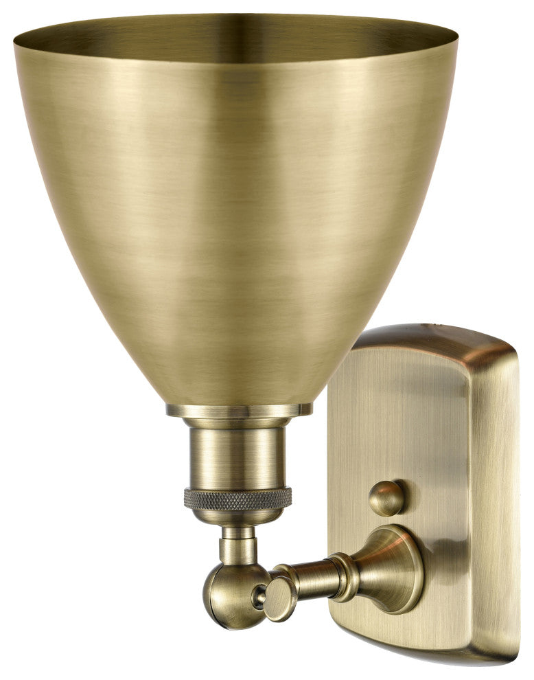 Ballston Dome Sconce, Antique Brass, LED