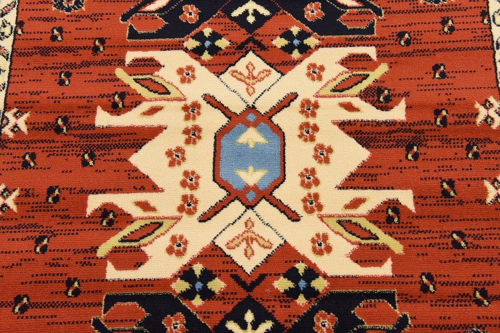 Unique Loom Terracotta Oasis Taftan 4'x6' Area Rug