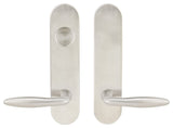 Summer Lever, Tubular Dummy Entry With Dummy Cylinder, RH, Satin Stainless Steel