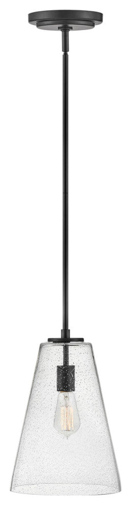 Hinkley Vance Small Pendant, Satin Black