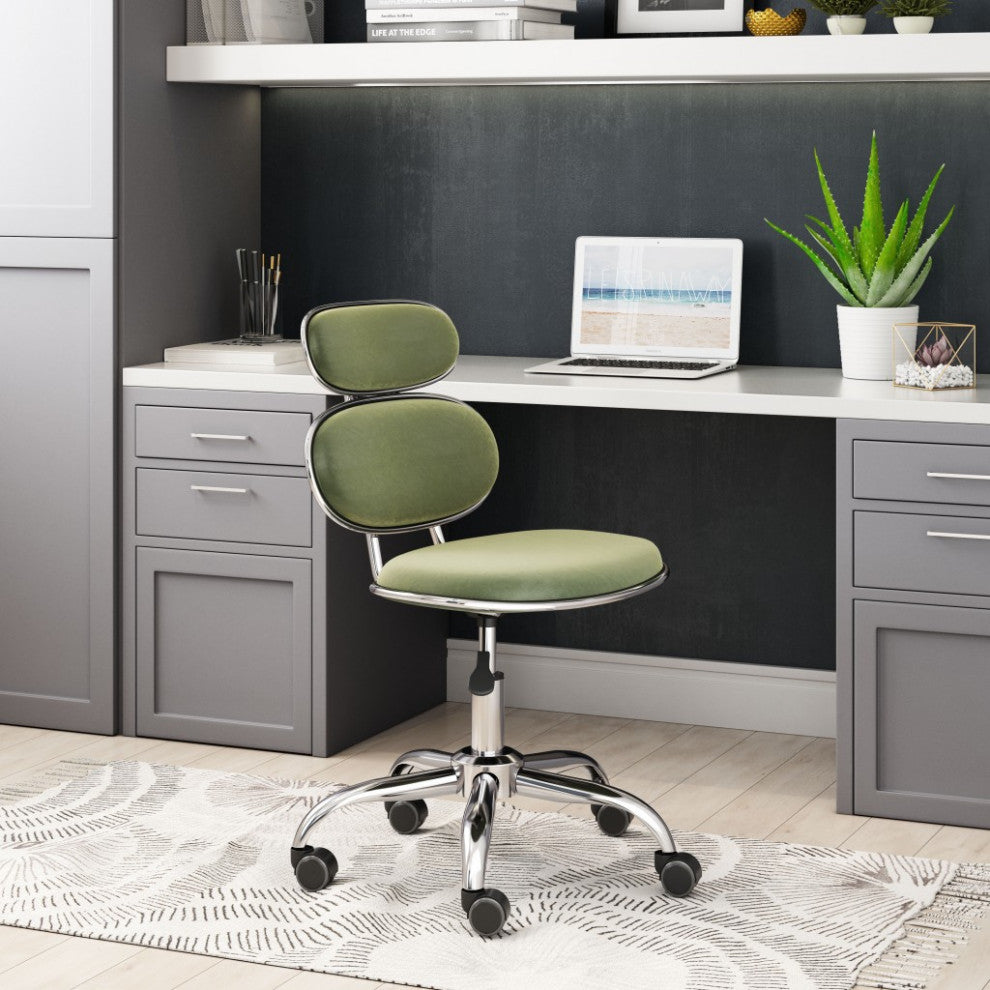 Green Metro Retro Office Chair