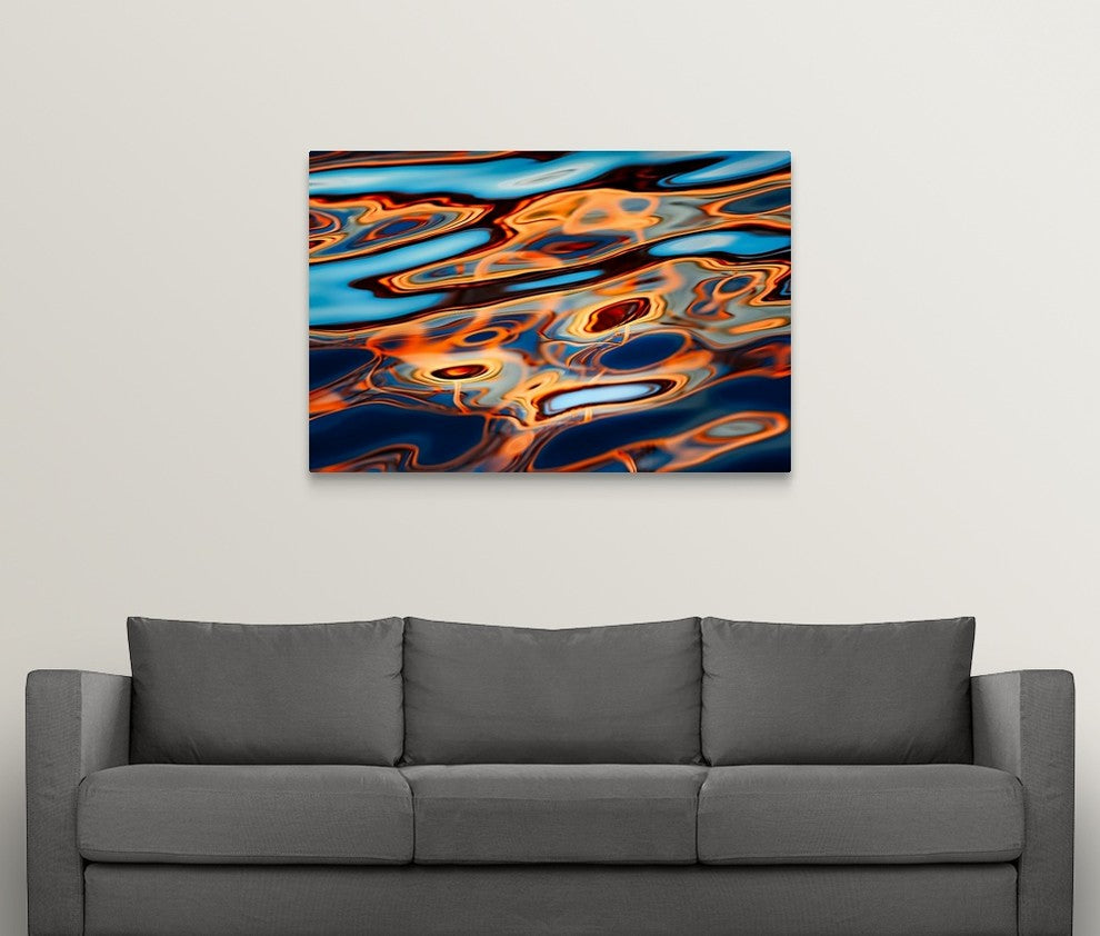 "Under the Bridge" Wrapped Canvas Art Print, 48"x32"x1.5"