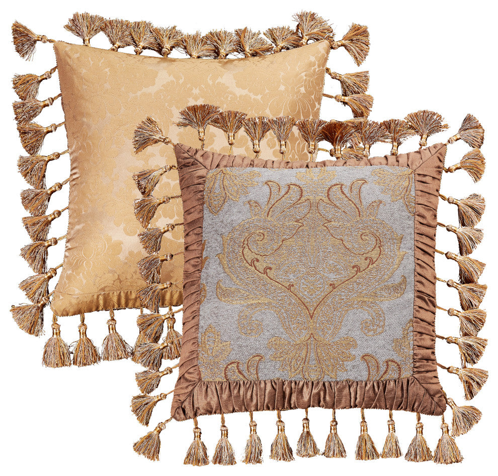 Aico Amini Elizabeth 13 pc King Comforter Set in Aqua