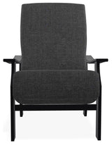 St. Catherine Deep Seat Outdoor Armchair, Slate/Black