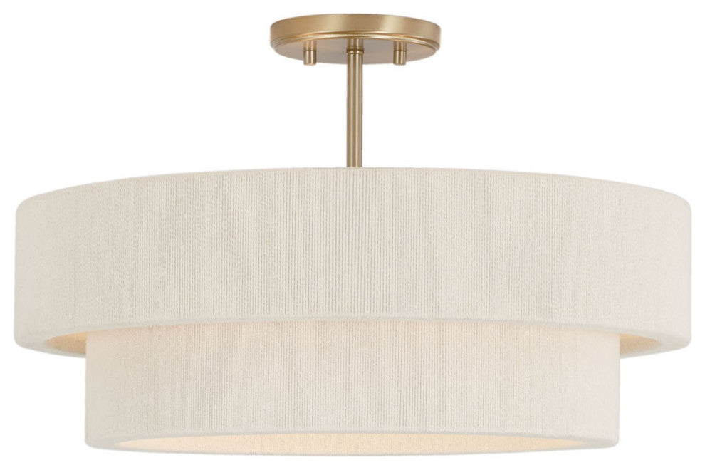 Capital Lighting Delaney 4-Light Pendant 349841MA Matte Brass