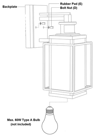 Vaxcel Lighting T0662 Hyde Park 13" Tall Outdoor Wall Sconce - Espresso Bronze