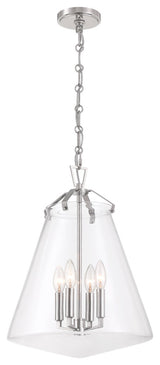 Crystorama Lighting Group VSS-7015 Voss 4 Light 15"W Taper Candle - Matte Black