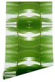 Deny Designs Rosie Brown Garden Stripes Wallpaper, Green, 2'x8'