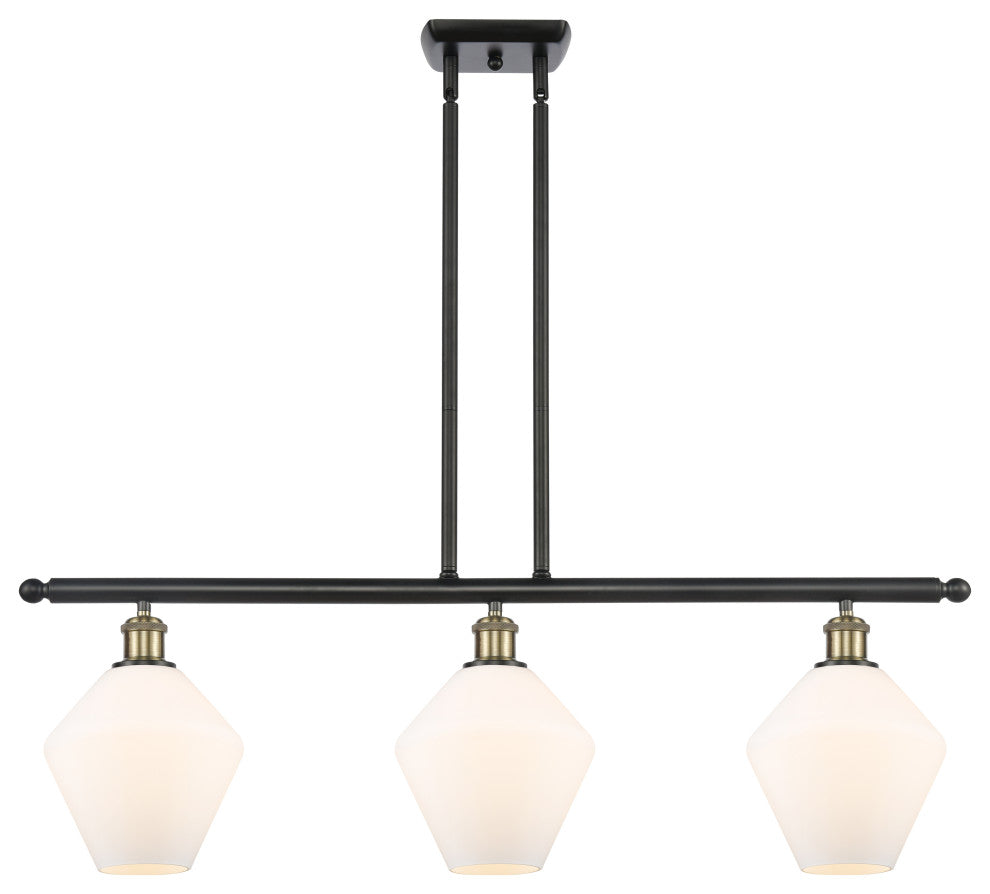 Innovations 516-3I-BAB-G651-8 3-Light Island Light, Black Antique Brass