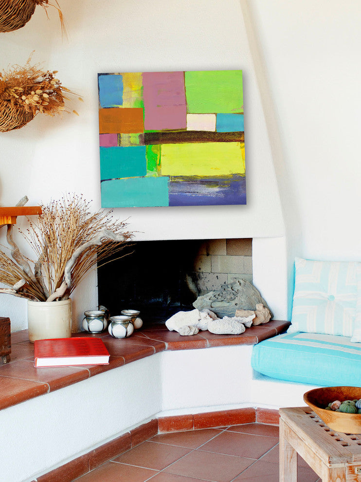 "New Harmony II" Painting Print on Canvas by Julie Joy