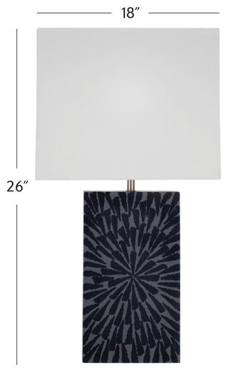 Fleur Table Lamp - Gray