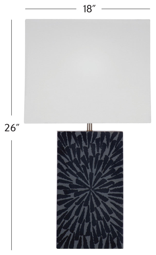 Fleur Table Lamp - Gray
