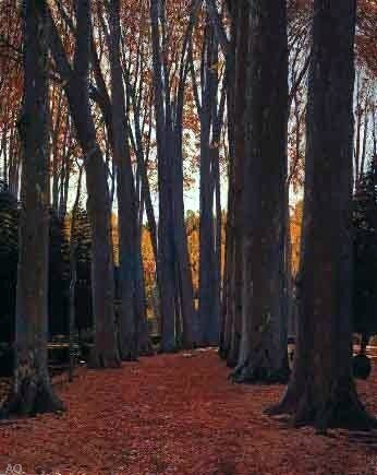 Santiago Rusinol Prats Arboles, Gallery Wrapped Canvas Print, 20"x25"