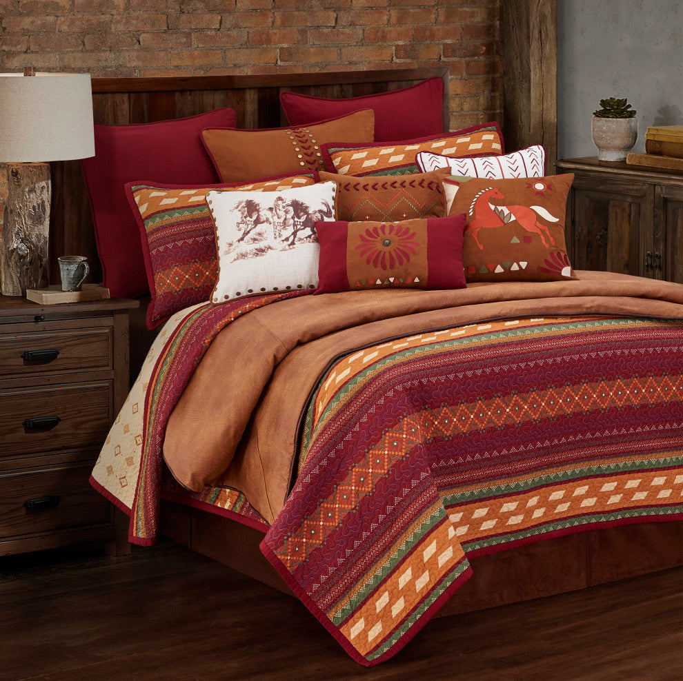 Reversible Solace Quilt Set, Full/Queen