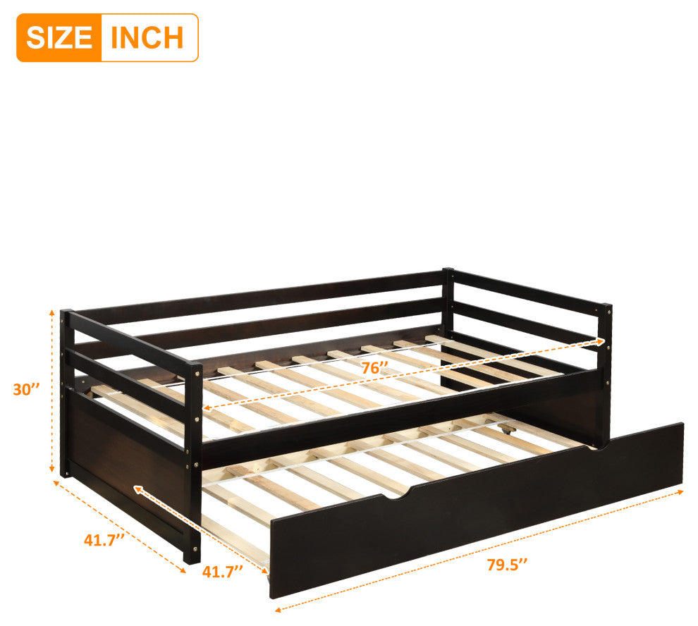 Gewnee Daybed with Trundle Frame Set