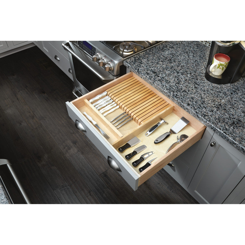 Wood Trim To Fit Knife Block Drawer Insert Organizer