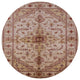 Ahgly Company Indoor Round Mid-Century Modern Area Rugs, 4' Round